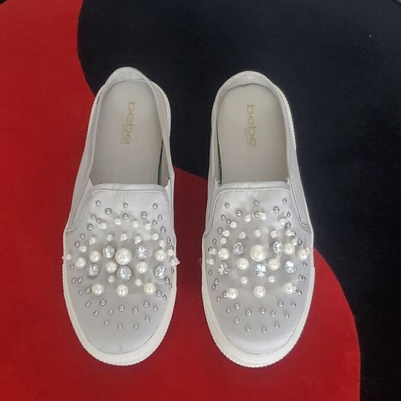 Bebe Sport Slip on Fancy Sneakers - Picture 1 of 14